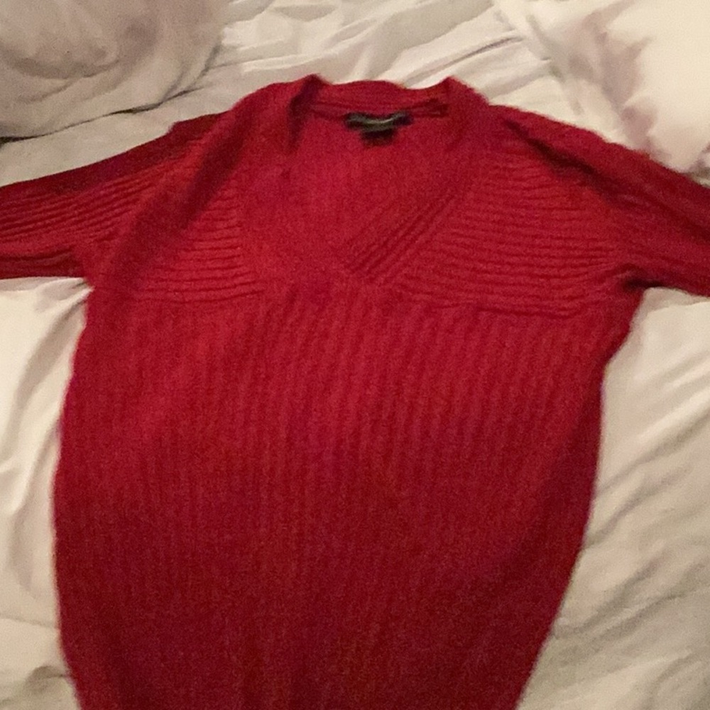 Red sweater